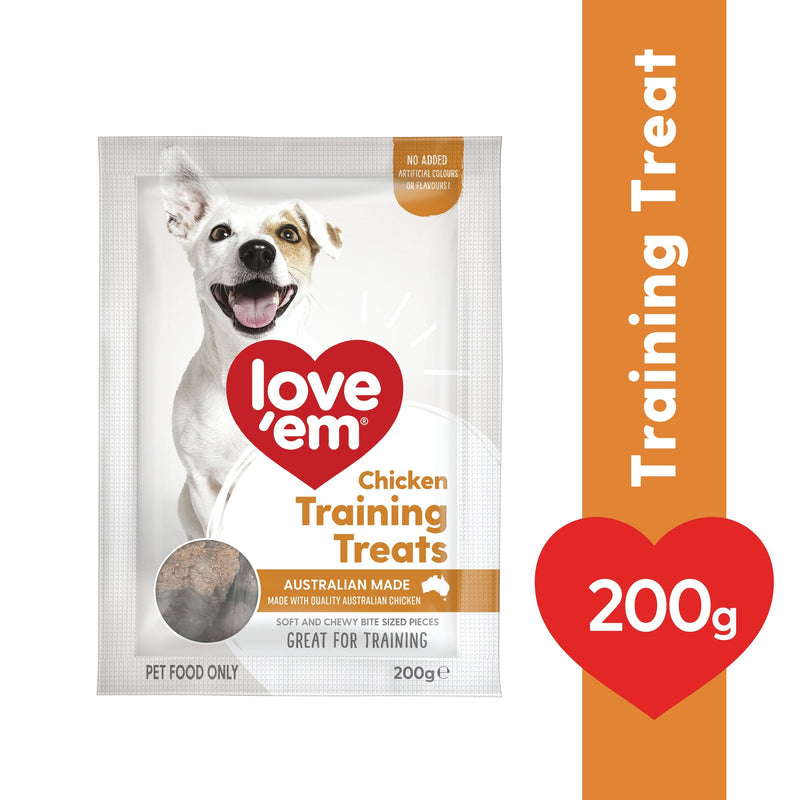 Love Em Chicken Mini Dog Treats 200g