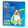 Nexgard Spectra Dog 7.6-15kg Green 6 Pack*~*-Habitat Pet Supplies