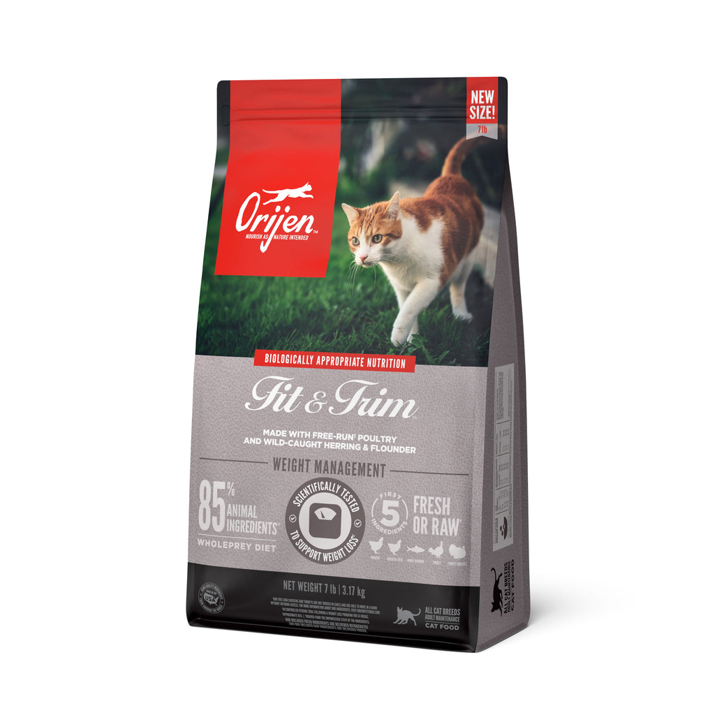 ORIJEN Fit and Trim Biologically Appropriate Dry Cat Food 3.17kg-Habitat Pet Supplies