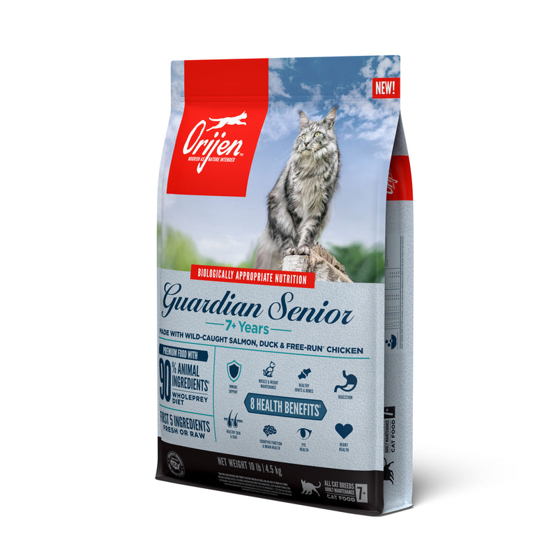 ORIJEN Guardian Senior Biologically Appropriate Dry Cat Food 4.5kg-Habitat Pet Supplies