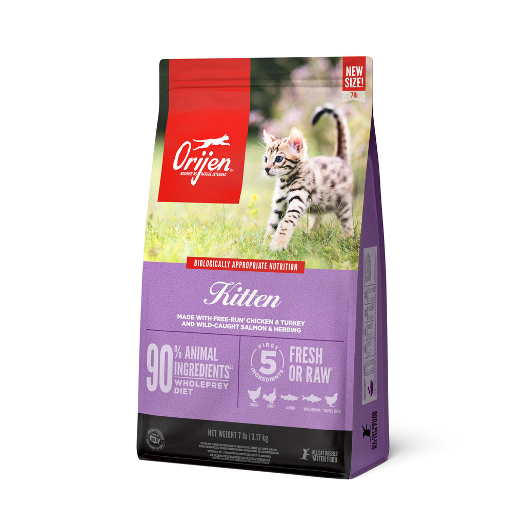 ORIJEN Kitten Biologically Appropriate Dry Cat Food 3.17kg-Habitat Pet Supplies