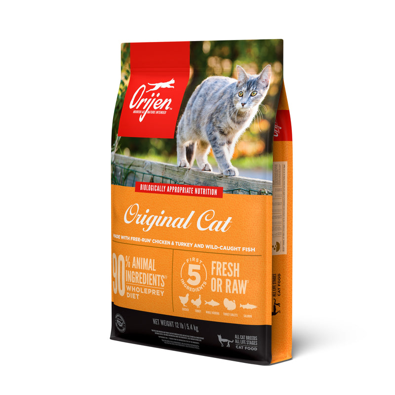 ORIJEN Original Biologically Appropriate Dry Cat Food 5.4kg*~*-Habitat Pet Supplies