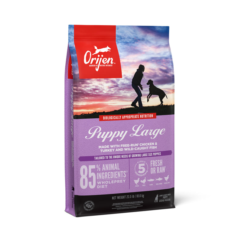 ORIJEN Puppy Large Breed Biologically Appropriate Dry Dog Food 10.6kg