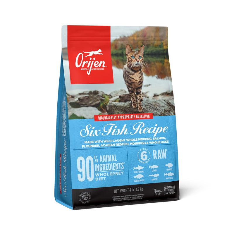 ORIJEN Six Fish Biologically Appropriate Dry Cat Food 1.8kg^^^