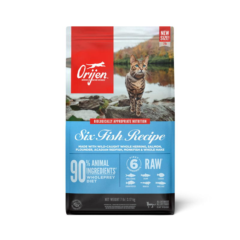 ORIJEN Six Fish Biologically Appropriate Dry Cat Food 3.17kg