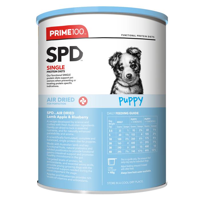 Prime 100 SPD Air Lamb, Apple and Blueberry Puppy Food 600g