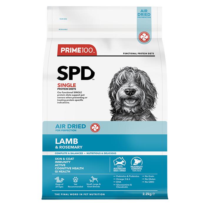 Prime 100 SPD Air Lamb and Rosemary Dog Food 2.2kg >>>-Habitat Pet Supplies