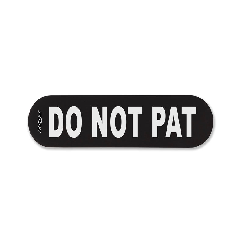 Rogz Pre-Made Badge Do Not Pat Lge=^._.^=^^^-Habitat Pet Supplies