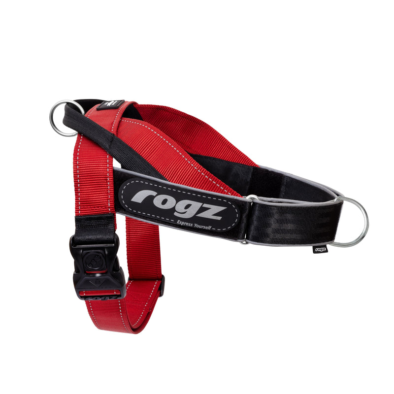 Rogz Utility LetzGo Personalised Harness Red Lge=^._.^=^^^-Habitat Pet Supplies