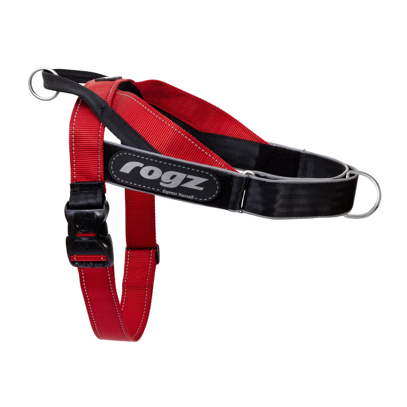 Rogz Utility LetzGo Personalised Harness Red Xlge=^._.^=^^^-Habitat Pet Supplies