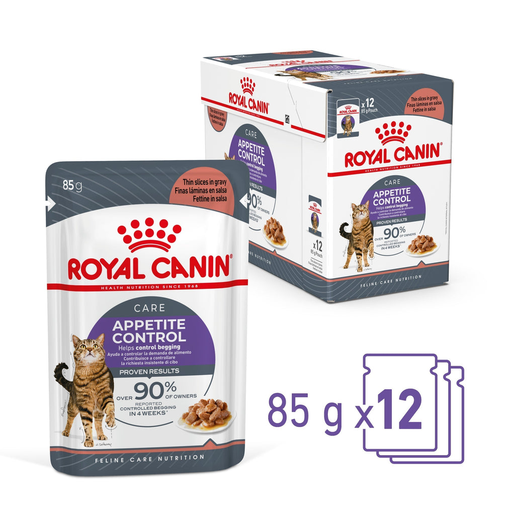 Royal Canin Appetite Control with Gravy Wet Food Pouch 85g x12*~*-Habitat Pet Supplies