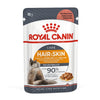 Royal Canin Cat Hair and Skin Care Gravy Adult Wet Food Pouch 85g^^^-Habitat Pet Supplies