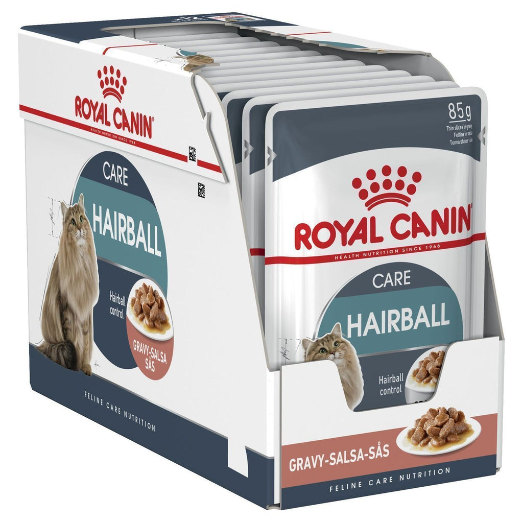 Royal Canin Cat Hairball Care Adult Wet Food Gravy 85g x 12*~*-Habitat Pet Supplies