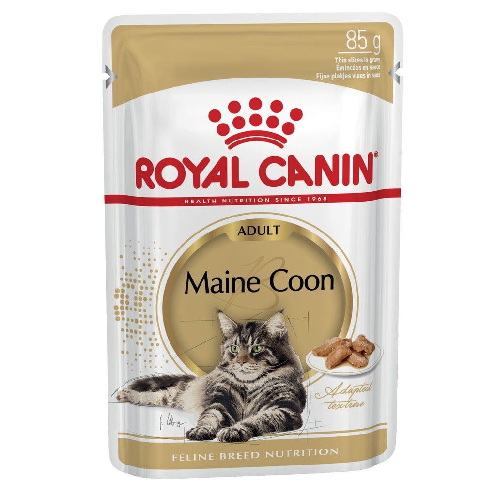 Royal Canin Cat Maine Coon Adult Wet Food Pouch 85g^^^-Habitat Pet Supplies