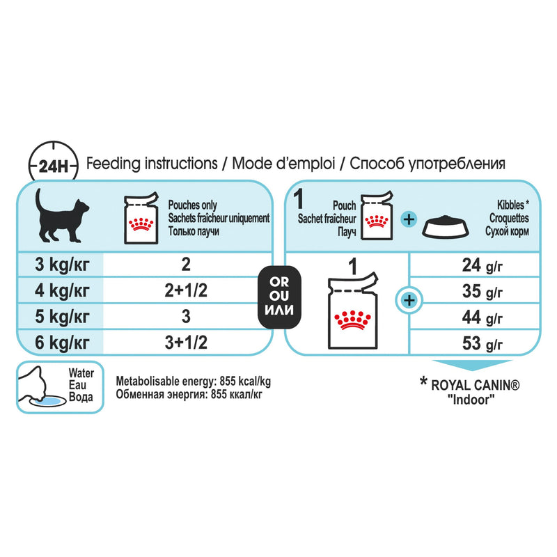 Royal Canin Cat Sensory Feel Gravy Adult Wet Food Pouches 85g x 12^^^