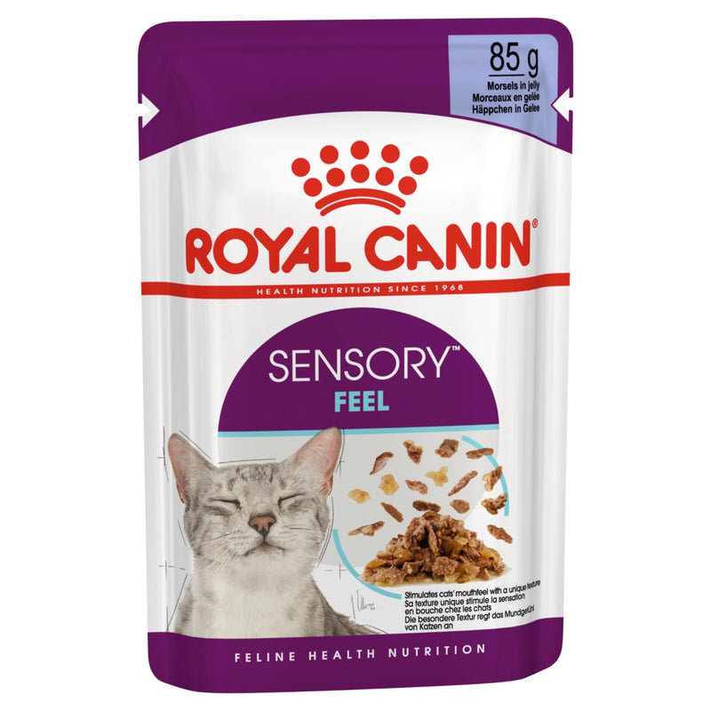 Royal Canin Cat Sensory Feel Jelly Adult Wet Food Pouch 85g^^^-Habitat Pet Supplies