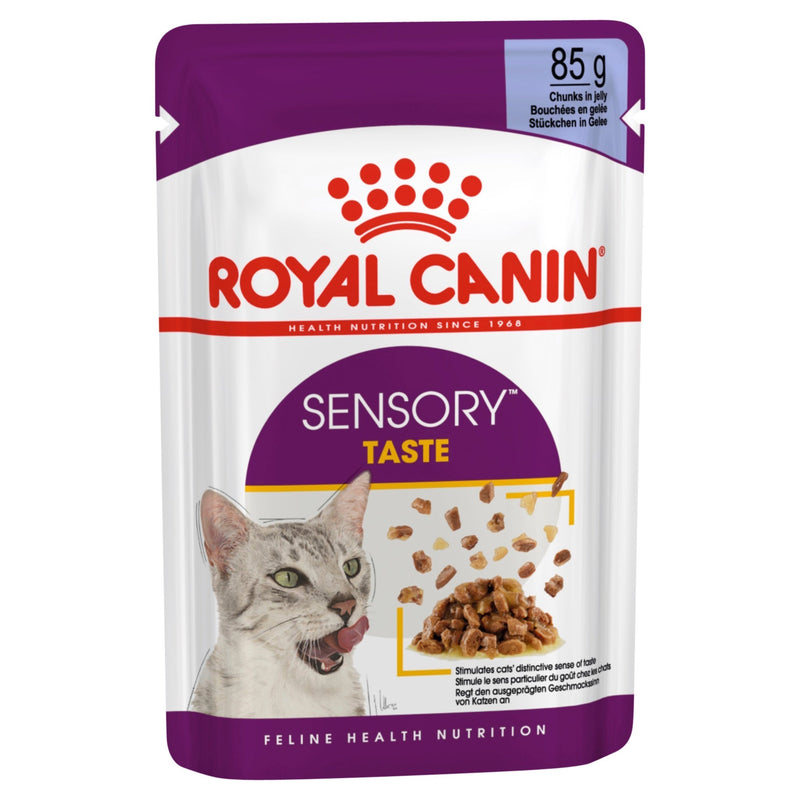 Royal Canin Cat Sensory Taste Jelly Adult Wet Food Pouches 85g x 12^^^