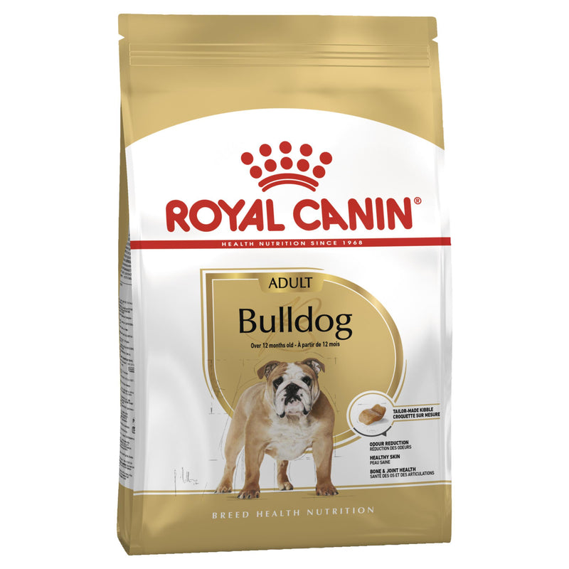 Royal Canin Dog Bulldog Adult Dry Food 12kg<3 <3 <3-Habitat Pet Supplies