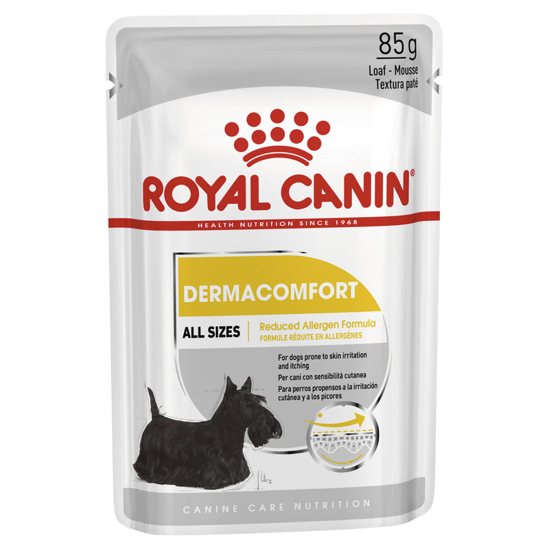 Royal Canin Dog Dermacomfort Loaf Wet Food Pouch 85g^^^-Habitat Pet Supplies