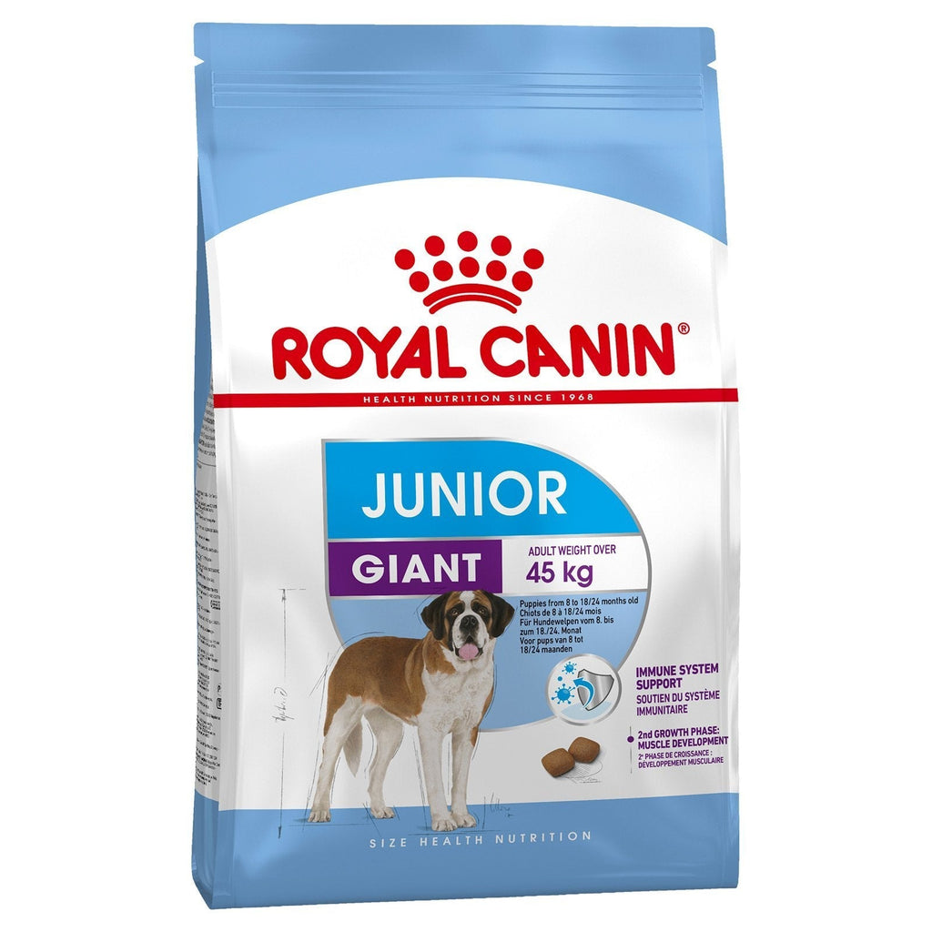 Royal Canin Dog Giant Junior Dry Food 15kg=^._.^=-Habitat Pet Supplies