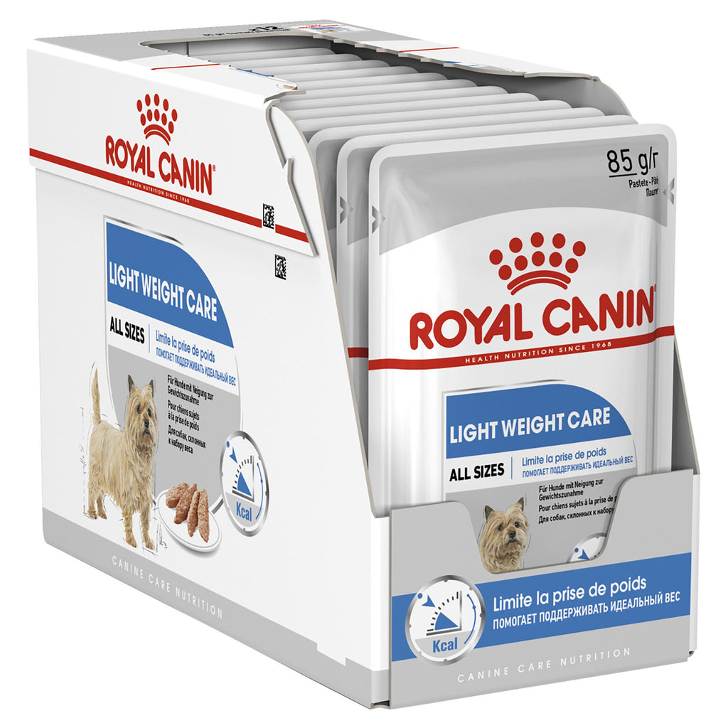 Royal Canin Dog Light Weight Care Loaf Wet Food Pouch 85g x 12^^^-Habitat Pet Supplies