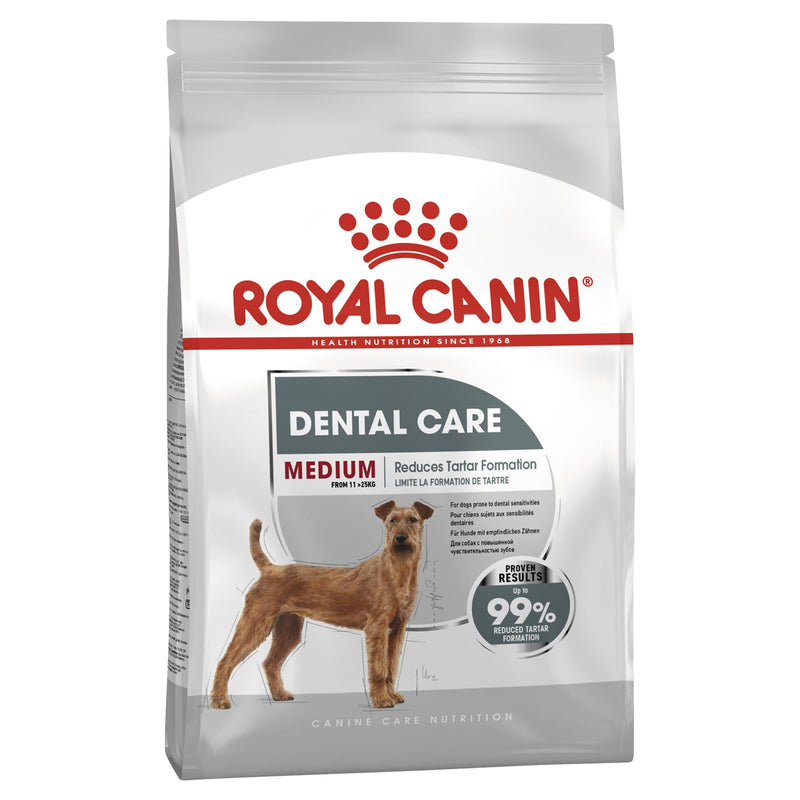 Royal Canin Dog Medium Dental Care Adult Dry Food 10kg^^^-Habitat Pet Supplies