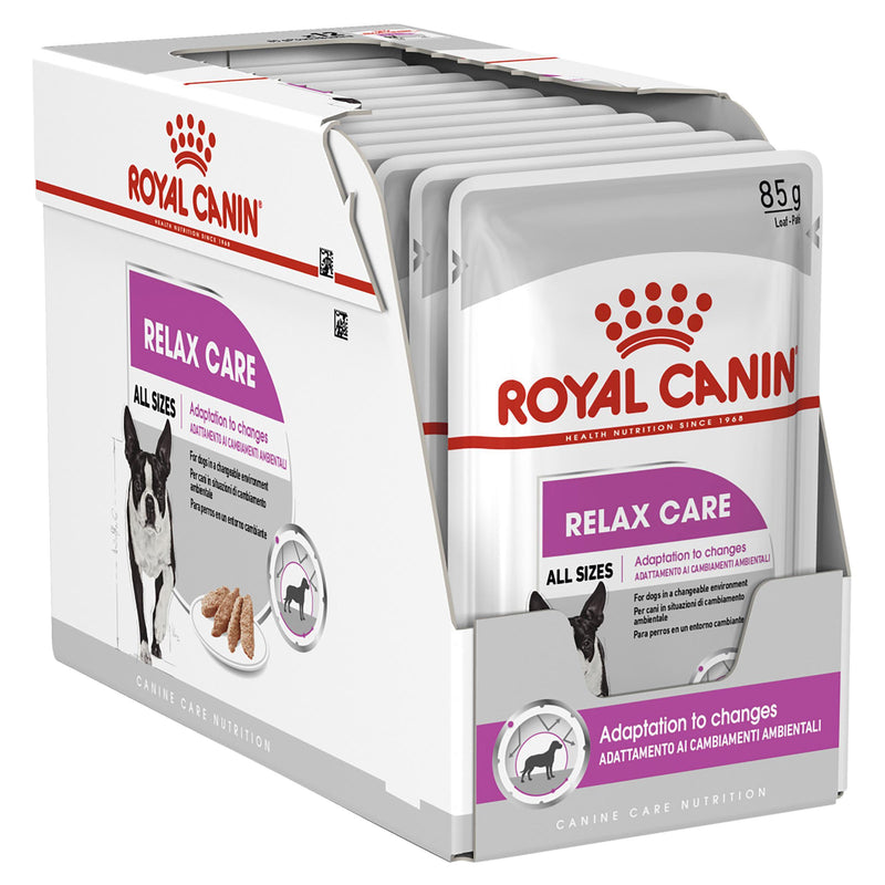 Royal Canin Dog Relax Care Loaf Wet Food Pouch 85g x 12^^^-Habitat Pet Supplies