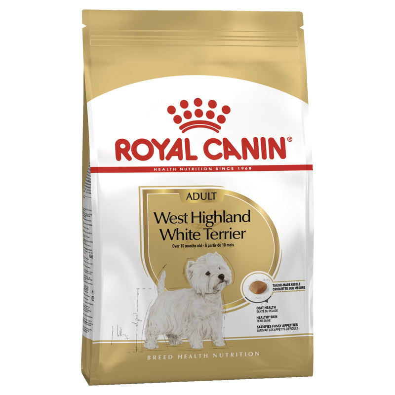 Royal Canin Dog West Highland Terrier Adult Dry Food 3kg^^^-Habitat Pet Supplies