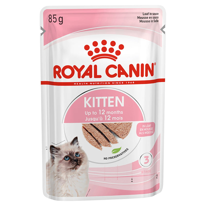 Royal Canin Kitten with Loaf Wet Food Pouch 85g<3 <3 <3-Habitat Pet Supplies