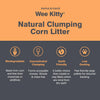 Rufus & Coco Wee Kitty Corn Clumping Cat Litter 9kg ^._.^