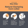 Rufus & Coco Wee Kitty Corn Clumping Cat Litter 9kg ^._.^