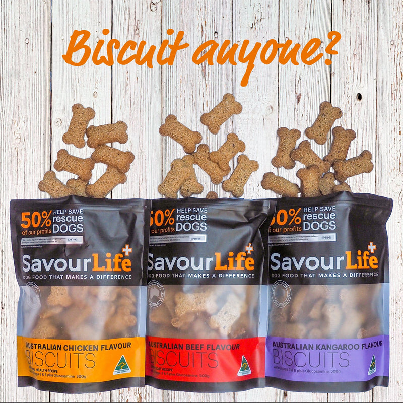 SavourLife Australian Beef Biscuits Dog Treats 500g^^^