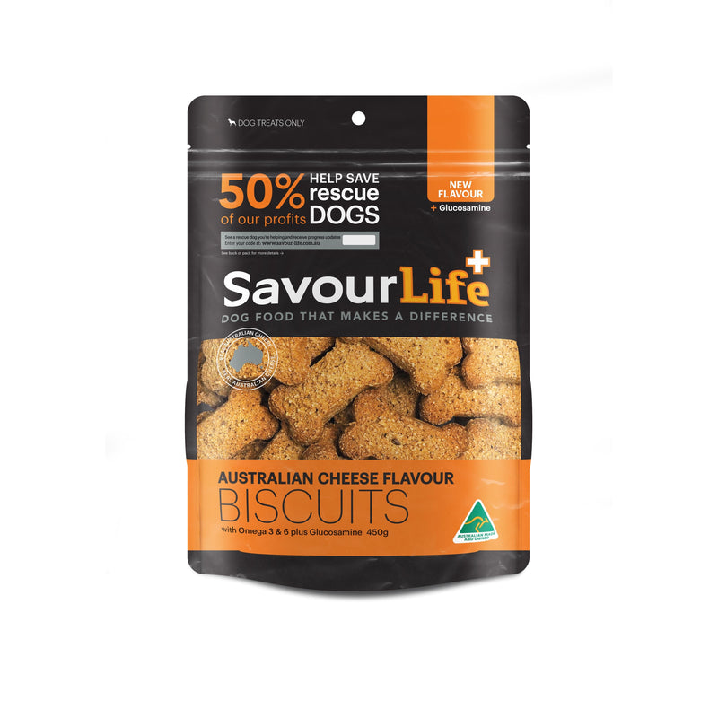 SavourLife Australian Cheese Dog Biscuits 450g^^^-Habitat Pet Supplies