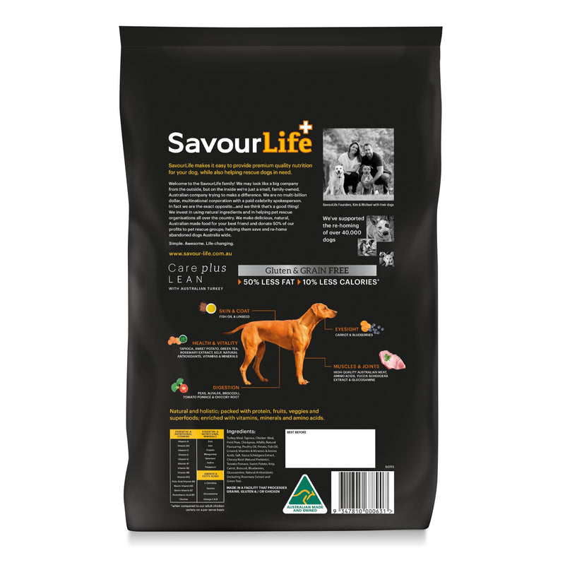 SavourLife Grain Free Dry Dog Food Lean Turkey 2.5kg^^^