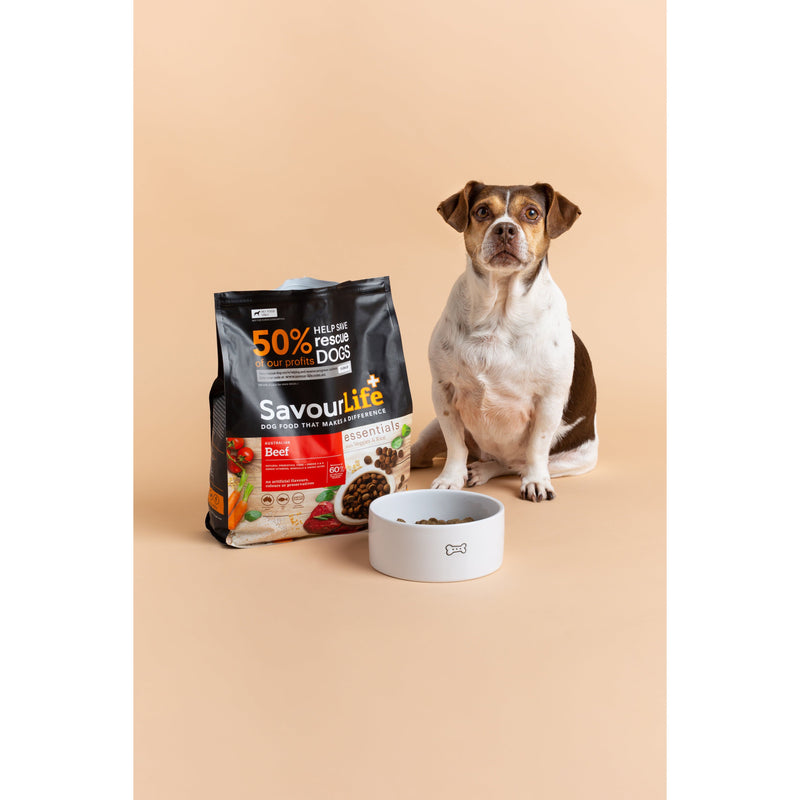 Savourlife Essentials Dry Dog Food Beef with Veggies & Brown Rice 3kg