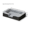 Snooza Tuff Ortho Retreat Dog Bed Black/Chinchilla Extra Large^^^