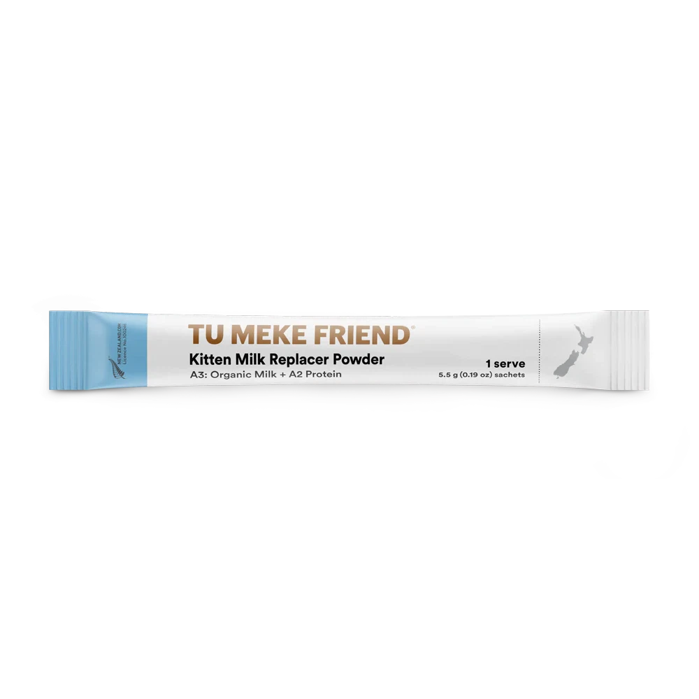 Tu Meke Friend A3 Organic Milk Replacament Powder with A3 Protein for Kittens 5.5g Sachet ***-Habitat Pet Supplies