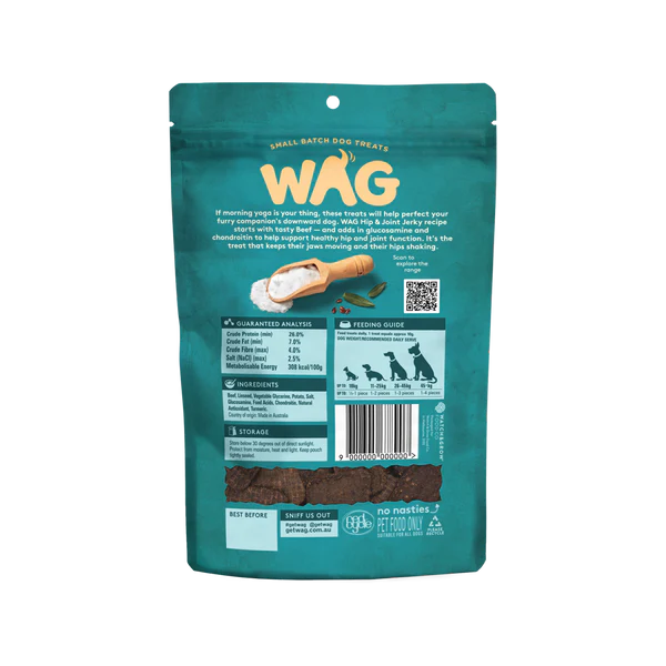 Wag Beef Jerky Hip & Joint 10 Pack