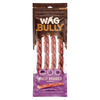 Wag Braided Bully Stick Large 4 Pack-Habitat Pet Supplies