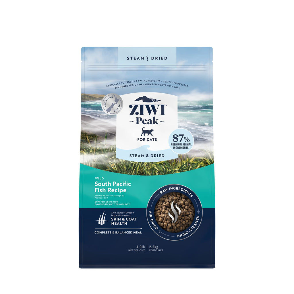 ZIWI Peak Steam and Dried Wild South Pacific Fish Cat Food 2.2kg^^^-Habitat Pet Supplies