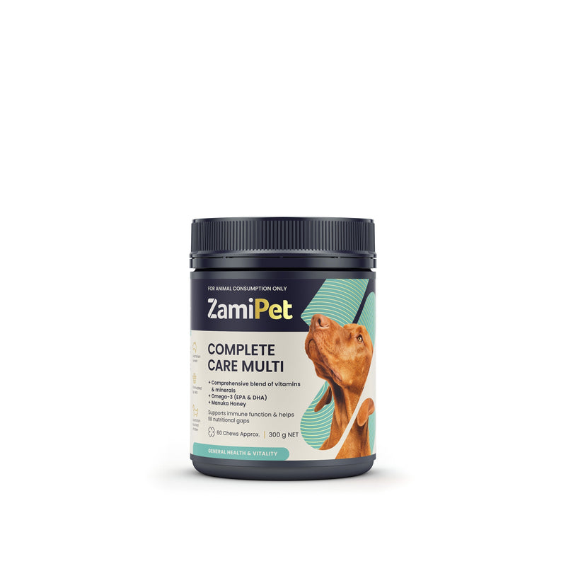 ZamiPet Complete Care Multi Chews for Dogs 300g 60 Pack^^^-Habitat Pet Supplies