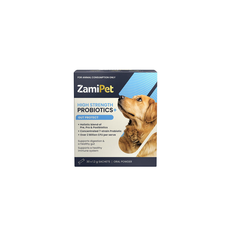 ZamiPet High Strength Probiotics Gut Protect for Dogs 30 Sachets^^^