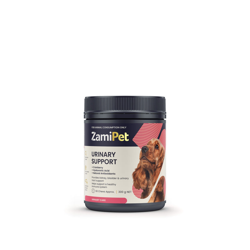 ZamiPet Urinary Support Chews for Dogs 300g 60 Pack^^^-Habitat Pet Supplies