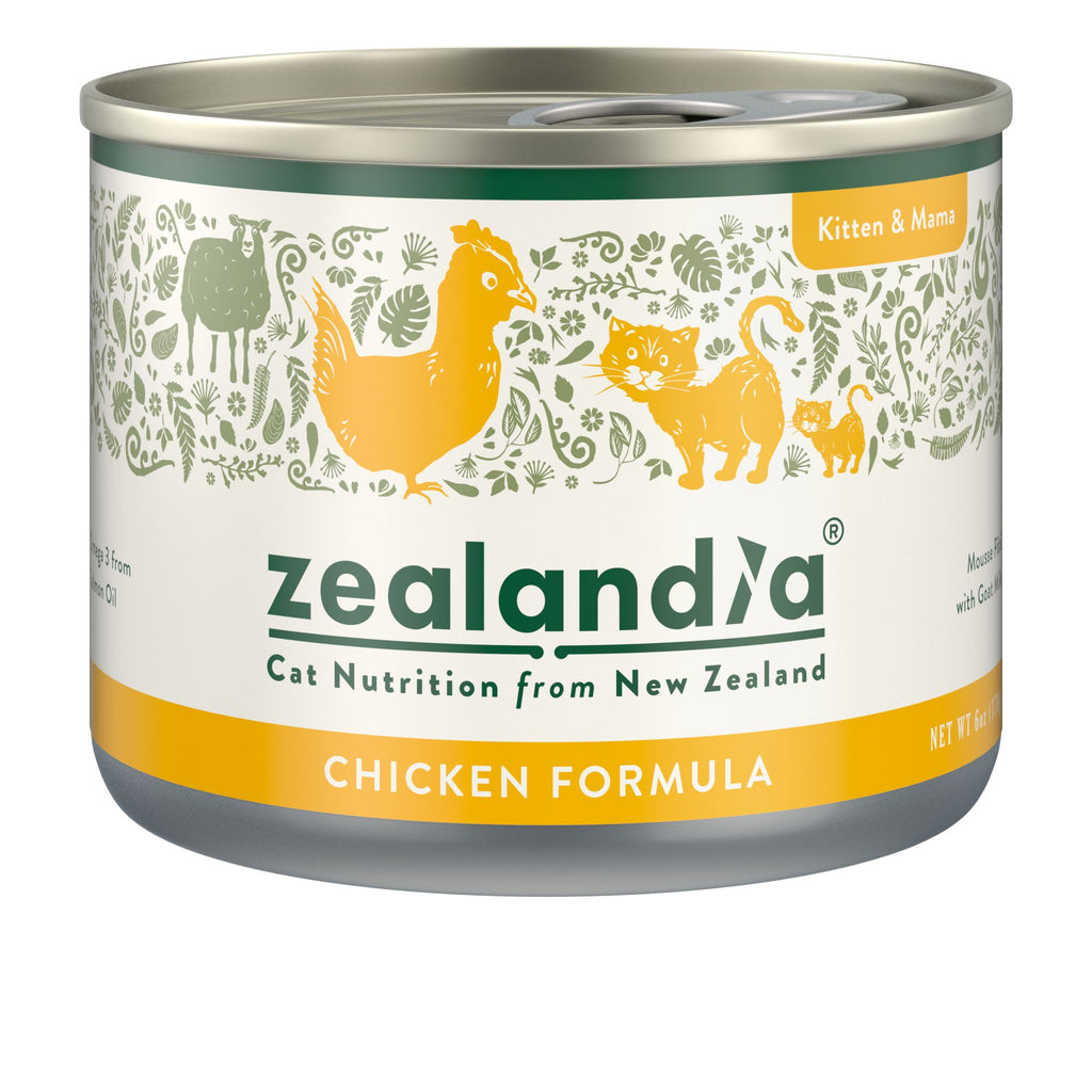 Zealandia Kitten and Mama Chicken Mousse Pate Wet Food 170g^^^-Habitat Pet Supplies