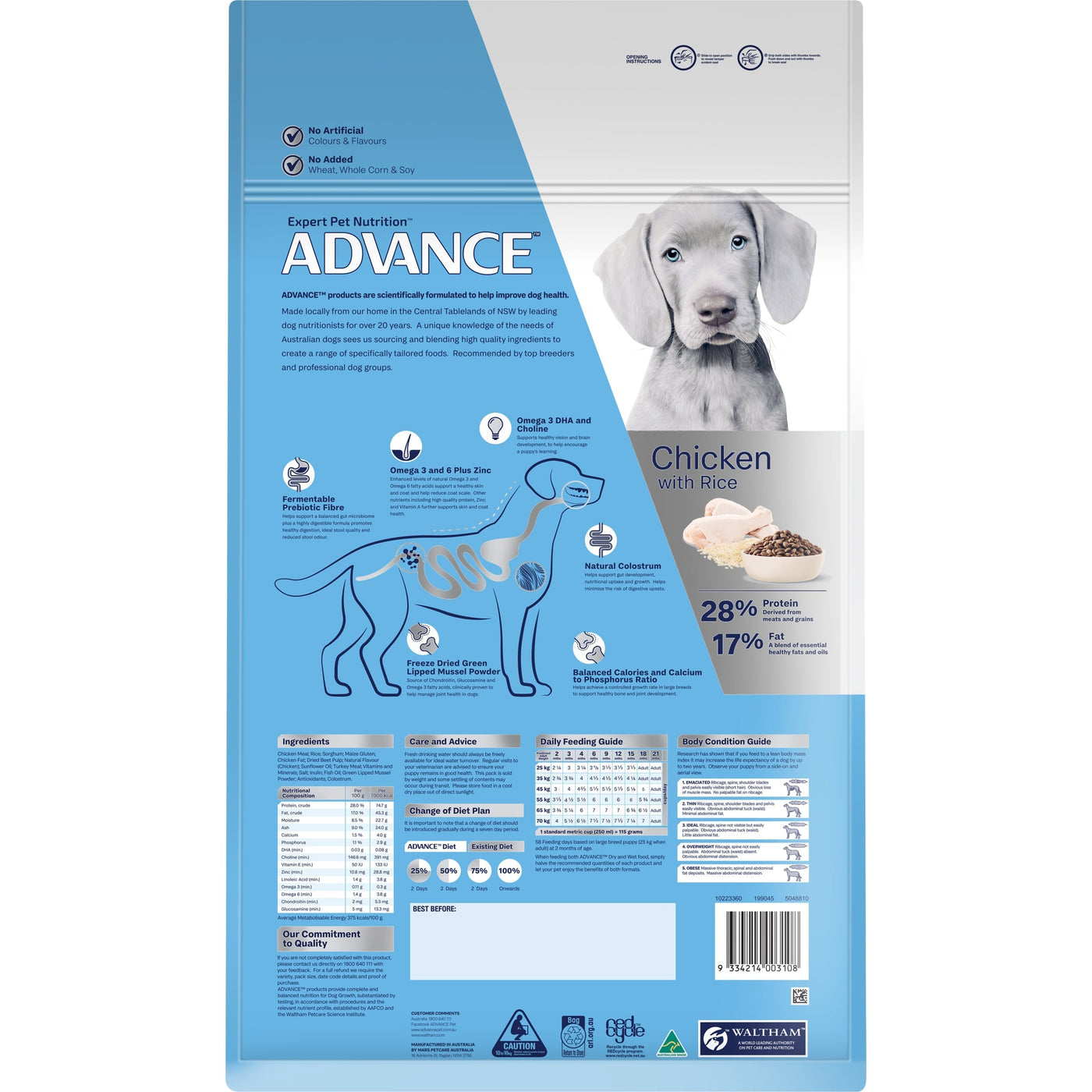 Advance puppy plus outlet 15kg