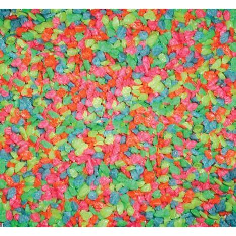 AQUA ONE GRAVEL NEON 2KG - Habitat Pet Supplies Altona & Chirnside Park