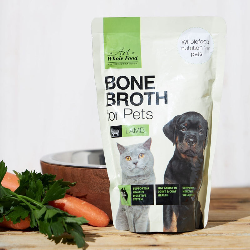 Art of Whole Food Lamb Bone Broth for Pets 500g-Habitat Pet Supplies