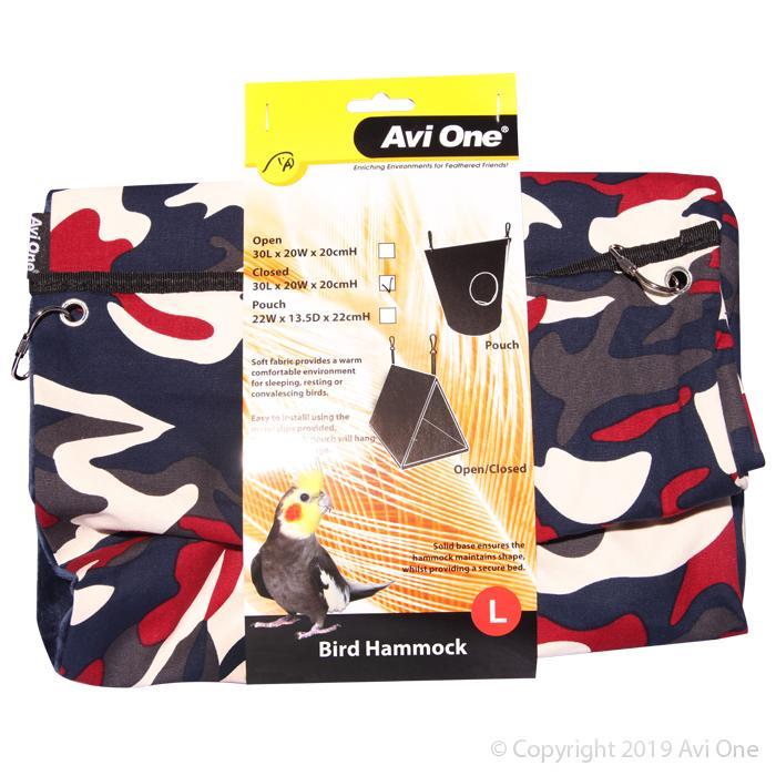 Avi One Bird Hammock Closed Large-Habitat Pet Supplies