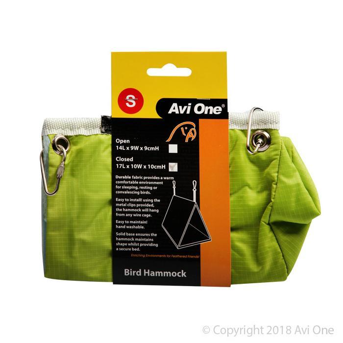 Avi One Bird Hammock Closed Small-Habitat Pet Supplies