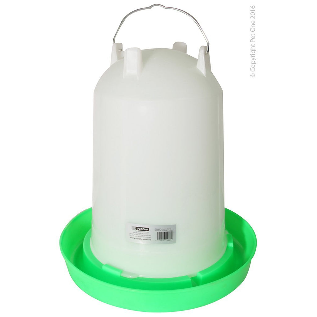 Avi One Poultry Gravity Drinker 14L-Habitat Pet Supplies